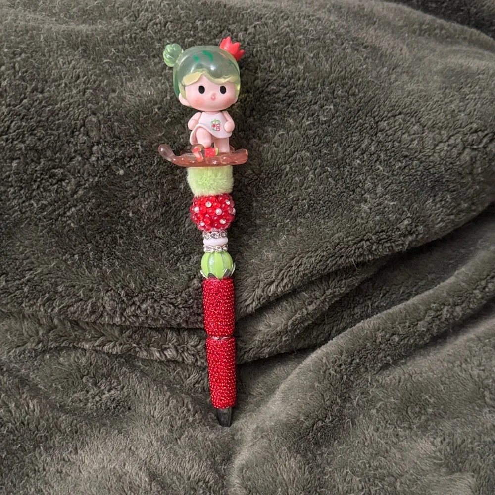 Colorful Kids Toy Pen with Character Topper